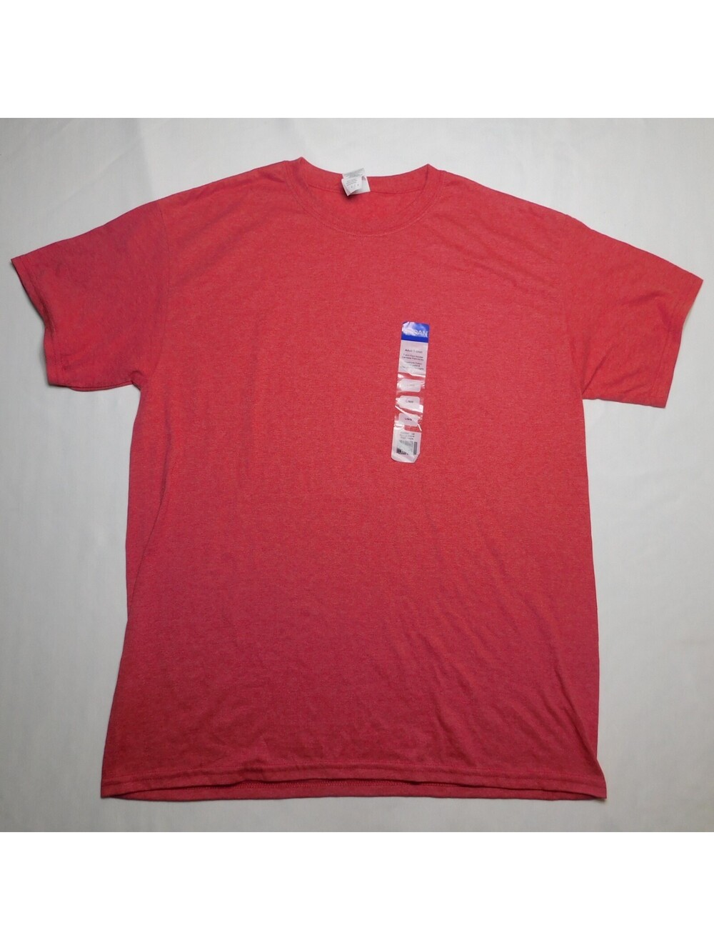 Gildan Heavy Cotton T-Shirt Mens Large L NWT Heather Red Crewneck Short Sleeve